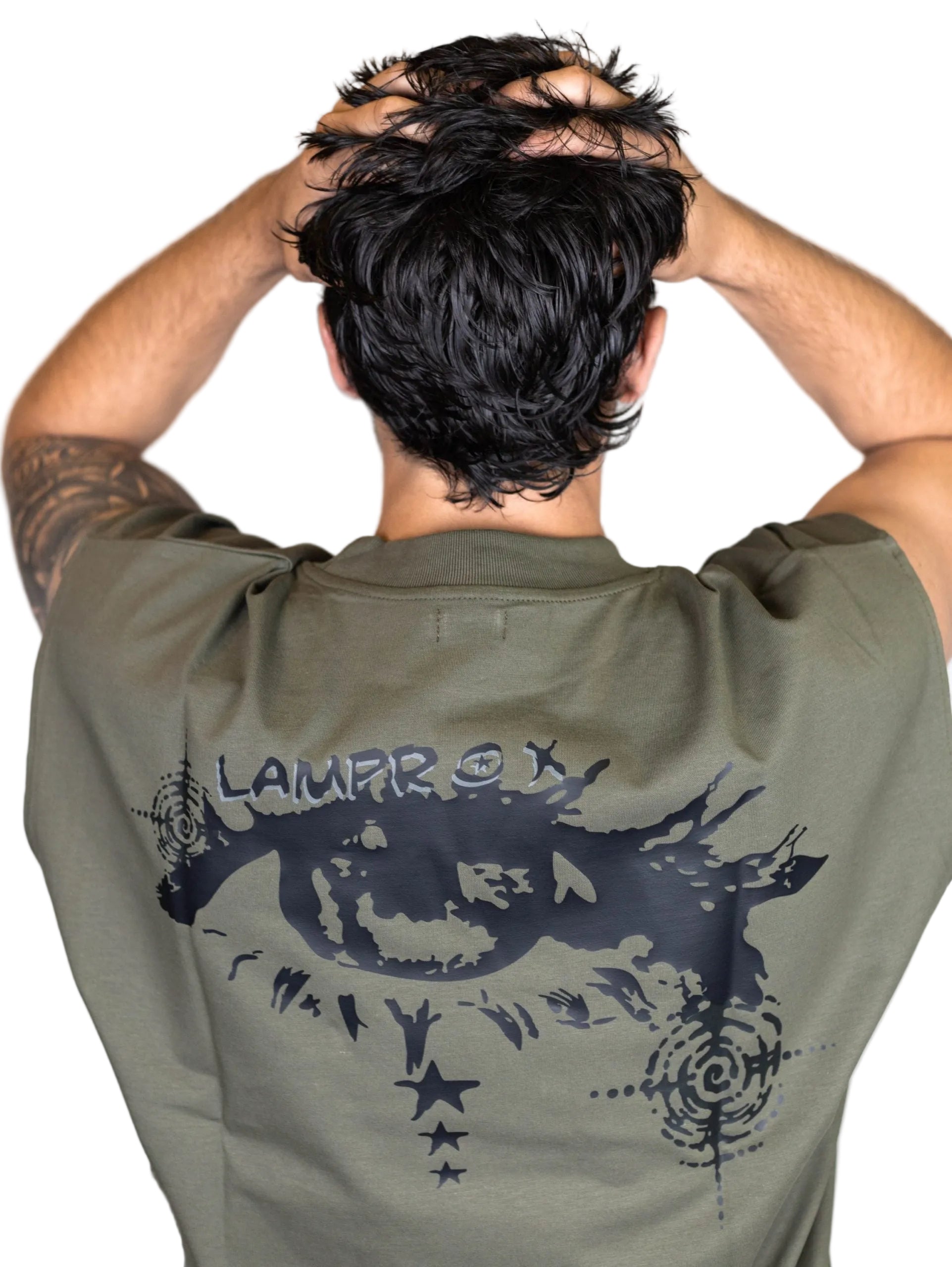 Camiseta over sin mangas