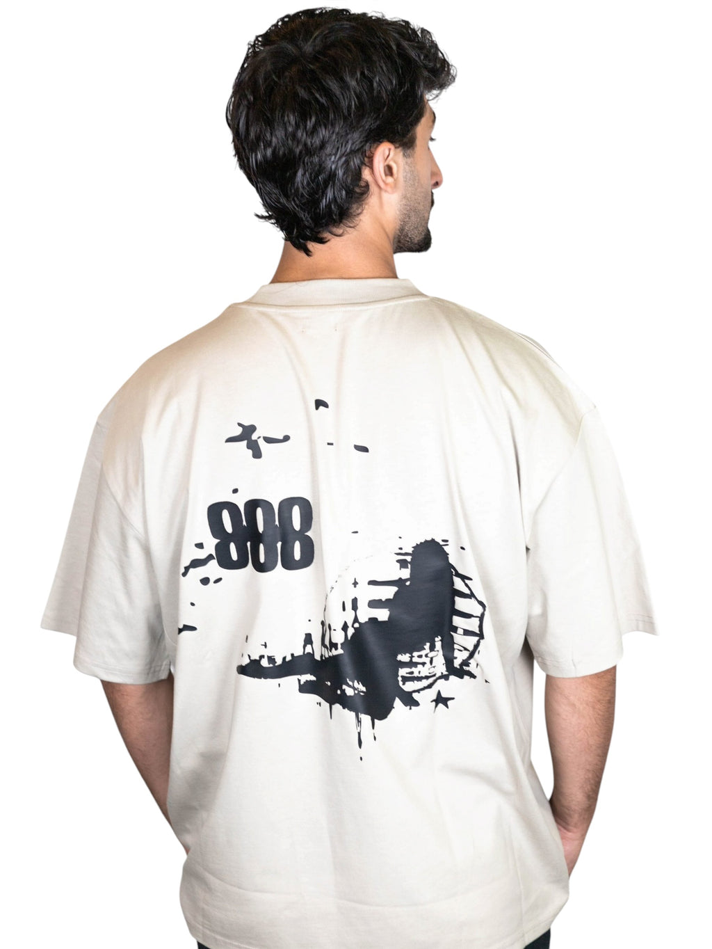 Camiseta Oversize Gris