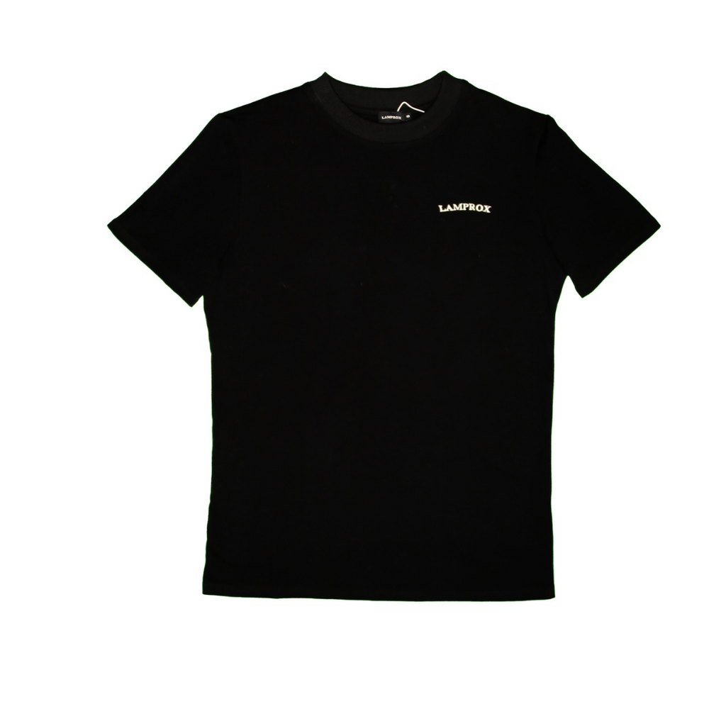 Camiseta regular Negra
